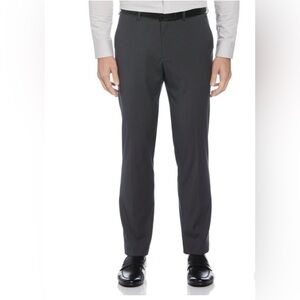 Perry Ellis BlackMODERN FIT PINSTRIPE FLAT FRONT SUIT PANT size‎ 36x29 (B41)